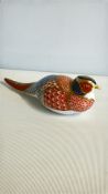 Royal Crown Derby Imari palette bone china bird paperweight