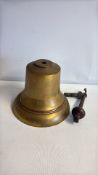 Heavy bronze pub bell (height 20cm)