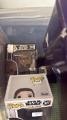 Assorted Funko Pop! Star Wars figures, Ravenhead Jubilee Goblet and mixed ceramics