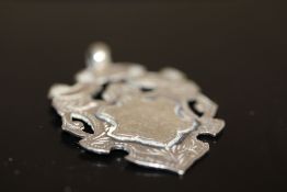 Silver watch chain fob