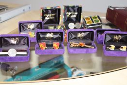 Collection of Harry Potter Cufflinks & others