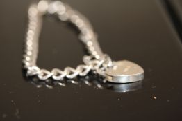 Silver wrist chain