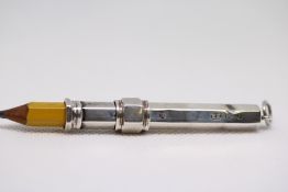 Silver propelling pencil