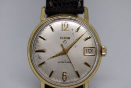 Elgin Gents Vintage Gold Plated Mechanical Wind Wa