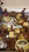 Group of Bell’s Old Scotch Whisky ceramic decanters and mixed ceramics
