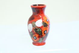 Anita Harria vase bee signed in gold