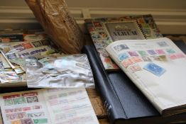 Collection of lose stamps to include albums