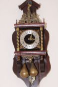 Dutch-Style Weight-Driven Wall Clock