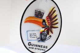 Cast iron Guinness him strong