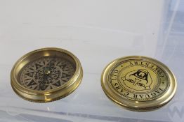 Brass compass jaguar cars Ltd Coventry