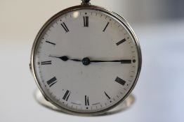 Silver pocket watch Webster & Son Cornhill London
