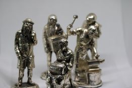 Royal Hampshire figures - 4 with boxes