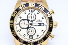 Gents Invicta speciality collection quartz chronograph 100m watch with date