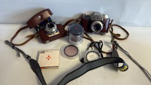 Group of Kodak Cameras and Photographic Accessories
