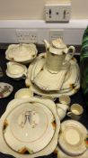 Wedgwood 'Ivory Ware' Art Deco tea and dinner service (group)