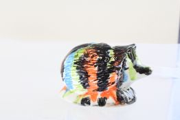 Anita Harris small hedgehog signed in gold