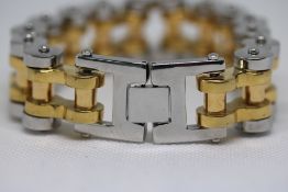 Gents 'The Bike metal' bracelet Weight 205g