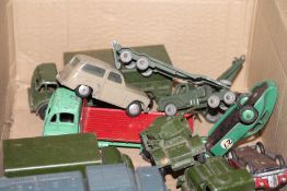 Collection of early Dinky model vehicles
