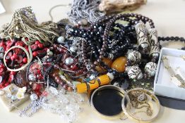 Large collection of costume jewellery