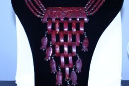 Large ornate necklace