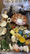 A group of assorted ceramics and small decorative objects