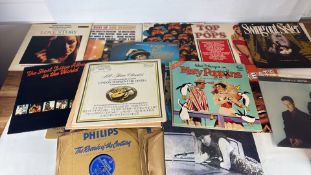 Assorted vinyl records, soundtracks and compilations with Philips sleeves