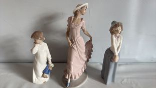 A Group of Lladró Nao Porcelain Figures