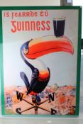 Large metal Guinness sign