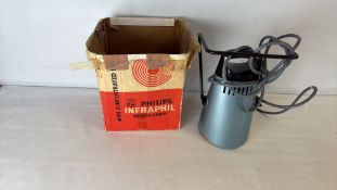 Philips Infraphil Infrared Health Lamp with Original Box