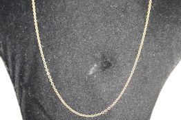 9ct Gold chain Length 52 cm