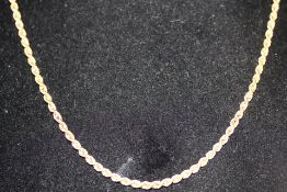 9ct Gold rope chain Length 48 cm Weight 3.4g
