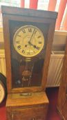 Gledhill-Brook Oak Time Recorder Clock