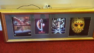 Framed Friday the 13th Jason Voorhees Mask Display