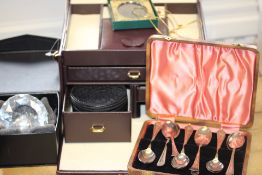 Jewellery box, contents & others