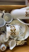 Group of assorted ceramics and glass tableware