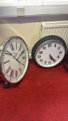 2 quartz wall clocks