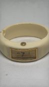 Suissa Bakelite Vintage Bangle Swiss Made Watch