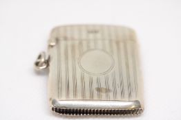 Silver vesta case Chester 1913 Weight 82g