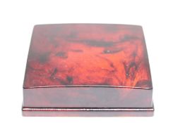Art deco possible tortoise shell ring box