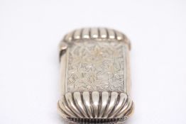 Rare design Victorian silver vesta case 19.9g