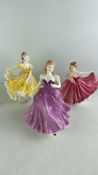A group of Royal Doulton Pretty Ladies and related bone china figurines
