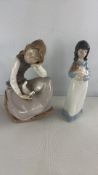 2 Lladro (Daisa) Porcelain Figurines, Dated 1990 and 1991