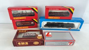 Group of boxed OO-gauge model railway items by Hornby, Airfix GMR and Lima