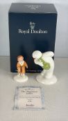 Royal Doulton 'The Snowman and James' figure group, limited edition, with box and certificate