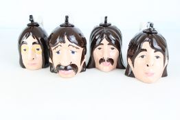 Lorna Bailey set of beatle head teapots