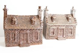 270 Rare pair of large Georgian English treacle