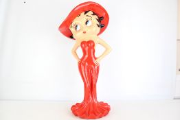 Large red dress Betty Boop figure