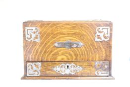 Edwardian Very fine English oak stationary/letter