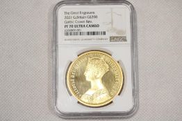 2021 £200 gold proof coin. 2 troy Oz. .999/24ct go