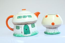 Mable Lucie Attwell for Shelley tea pot & bowl Rd